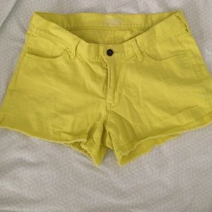 Neon Yellow Shorts