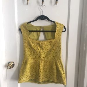 Sweetheart neckline cotton lace Top