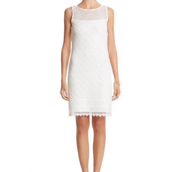 WHBM Crochet Shift Sheath Dress