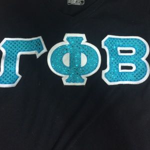 Gamma Phi Beta Sequin Hard Letters