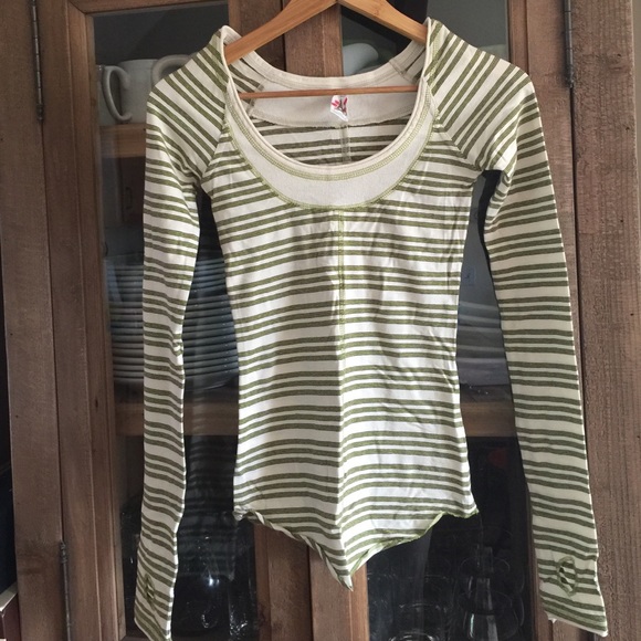 NWOT Free People long sleeve fitted shirt small