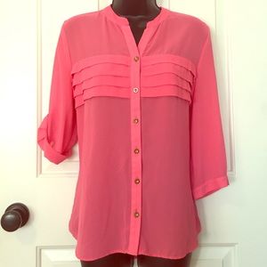 Coral Blouse
