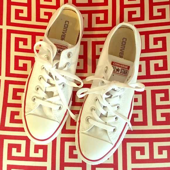 White Low Top Converse