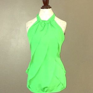 Gorgeous silky green tank top