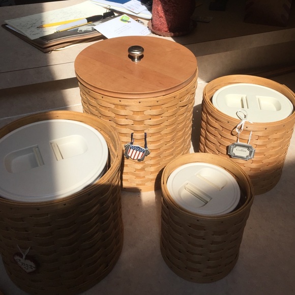 Longaberger Other Longaberger Canister Set Poshmark