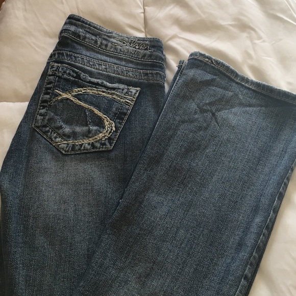 SOLD Silver Jeans 25w