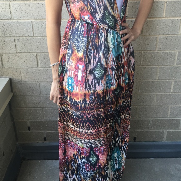 ❌sold❌Printed Georgette Long Cardigan - Picture 4 of 4