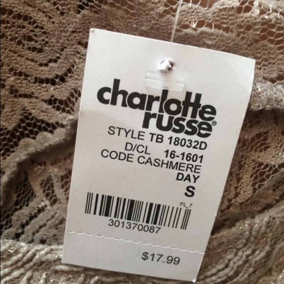 Beige bowed top - Picture 3 of 3