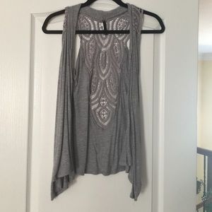 Short sleeve cardigan