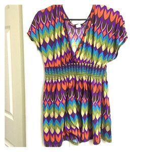 Printed Neckline Tshirt