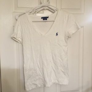 Ralph Lauren white v neck