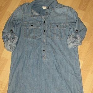 Jcrew jeans Tunic Size 12