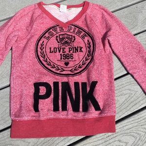 Pink sweatshirt