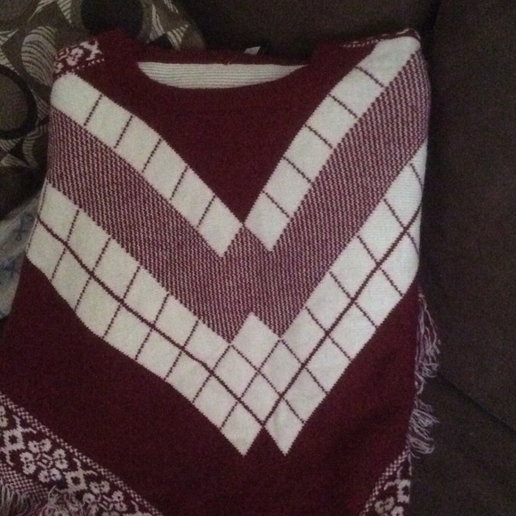 Poncho sweater