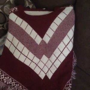 Poncho sweater