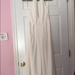 Never worn, pretty, white prom dress, with tags!