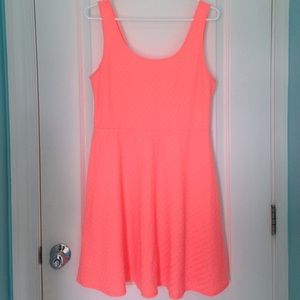 Bright coral skater girl dress. Only worn once.