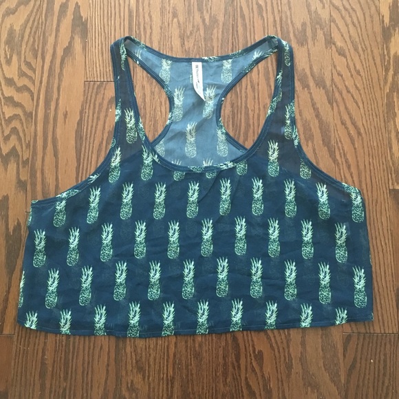 Sheer crop top
