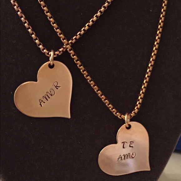 Copper Heart Necklace - Picture 3 of 4