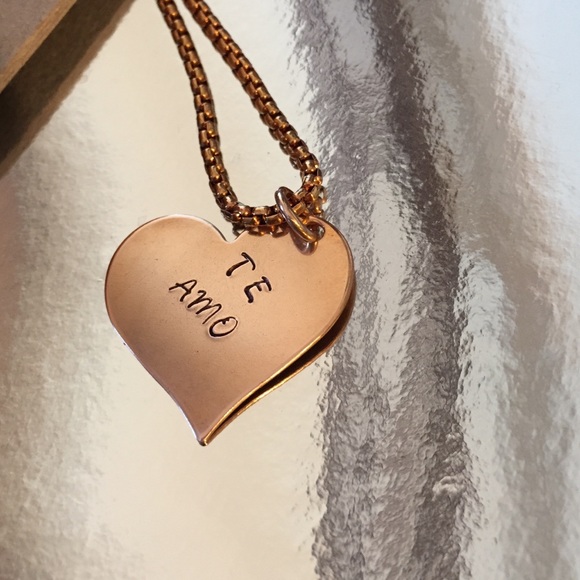 Copper Heart Necklace - Picture 2 of 4