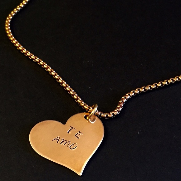 Copper Heart Necklace - Picture 4 of 4