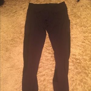 Lululemon mesh insert leggings