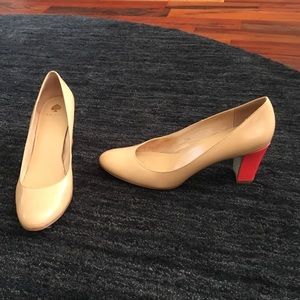 Kate spade nude heels 9.5 pink heel pumps