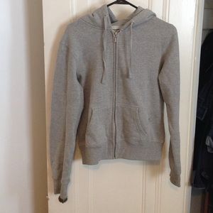 Gray Zip Up Hopdie