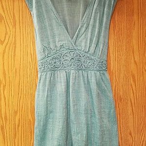 Max Studio Dresses - Max Studio Cotton Turquoise Dress sz L Max Studio Dresses - Max Studio Cotton Turquoise Dress sz L