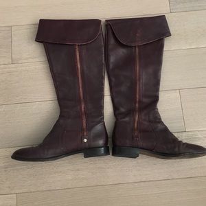 Tall Burgundy Steven "galavant" Boots