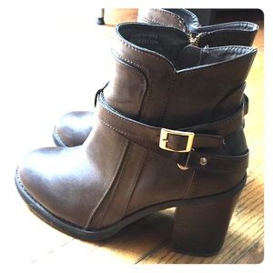 Brown Bootie Beauties Never Worn Final $22