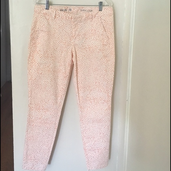 👖GAP skinny mini khakis in coral spots👖