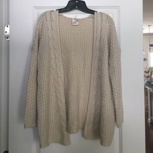 Oversized knit cardigan