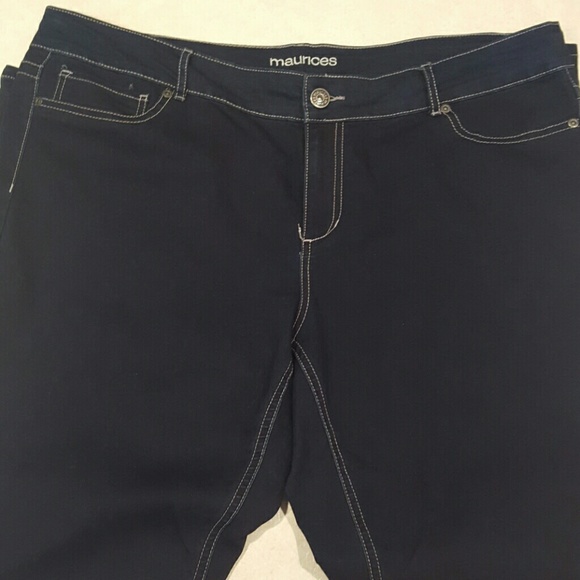 Dark wash maurices jeggings