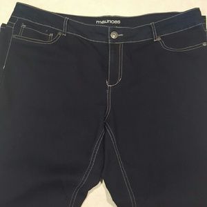 Dark wash maurices jeggings