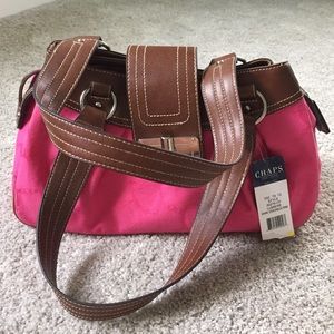 NWT CHAPS Pink Handbag