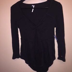 Black Free People Top