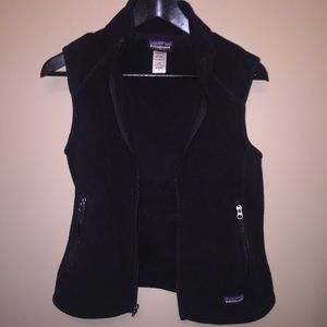 Black Patagonia Vest- Women's Synchilla