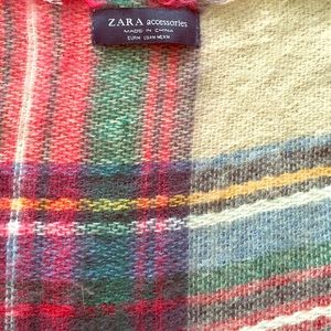 Zara blanket tartan scarf