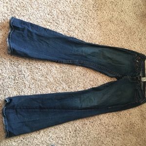 Size 31 True Religion dark flared jeans
