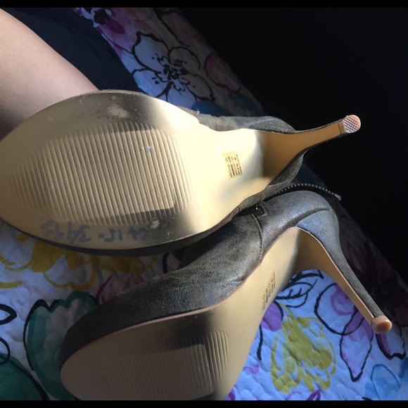 Green heeled booties - Picture 3 of 4