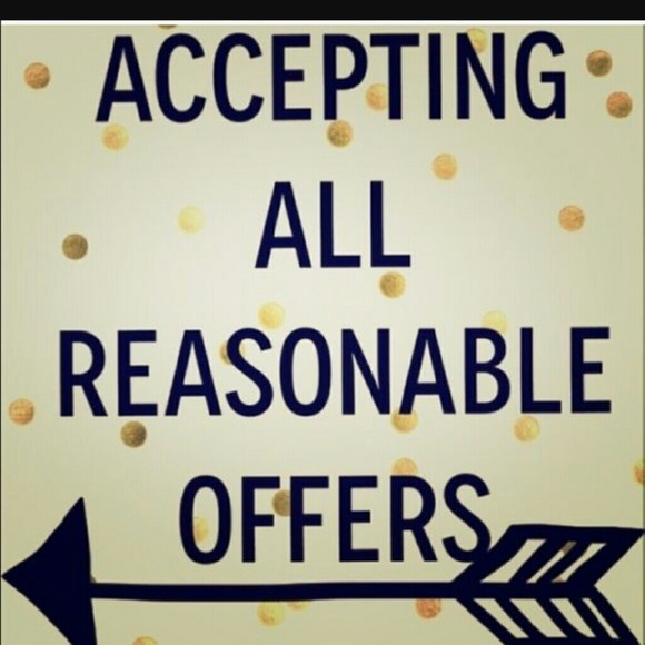 Accepting all offers!