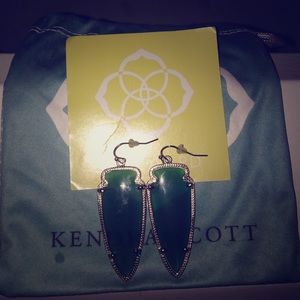 Kendra Scott emerald earrings