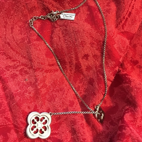 My flat in London lariat/toggle necklace...