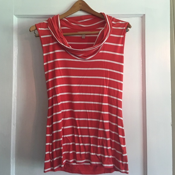 Banana Republic Cowl Neck Sleeveless Top