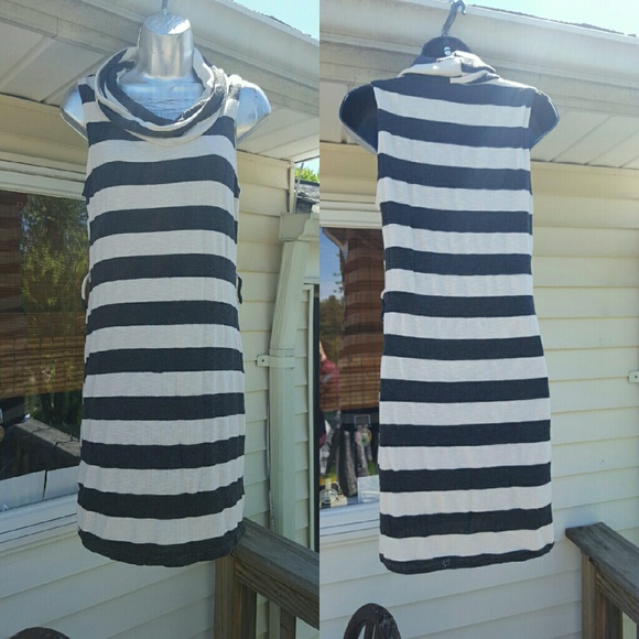 Bella D Cowled Dress