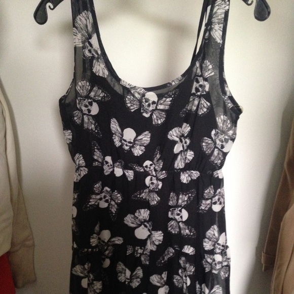 Skull and butterfly dress
