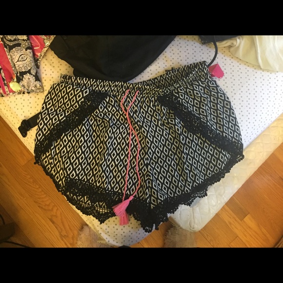 Black And White Shorts