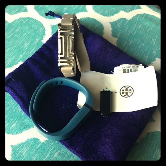 Tory Burch for Fitbit Leather Wrap bracelet