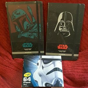 Star Wars Moleskine Journals and Crayola Crayons